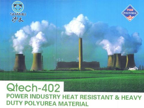 Qtech-402 Power Industry Heat Resistant & Heavy Duty Polyurea Material